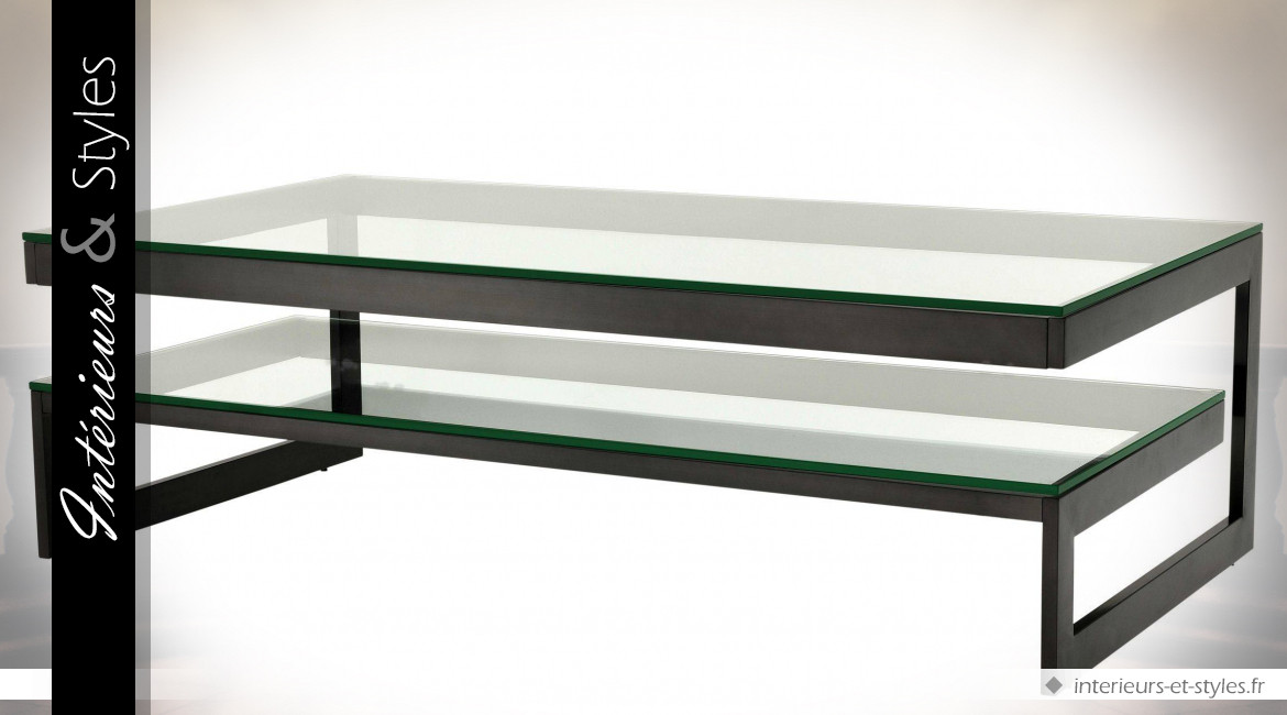 Table basse design Gamma style Bauhaus by Eichholtz 150 x 80 cm 