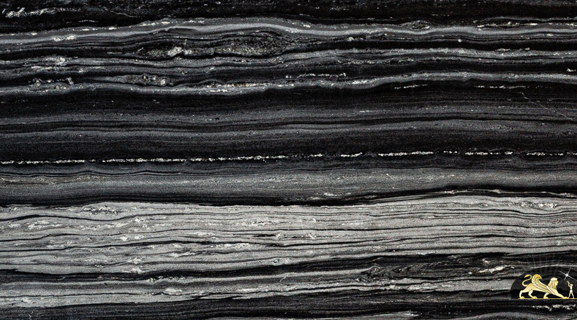 Grand plateau en marbre véritable, déclinaison de noir et blanc, 200 x 100 cm