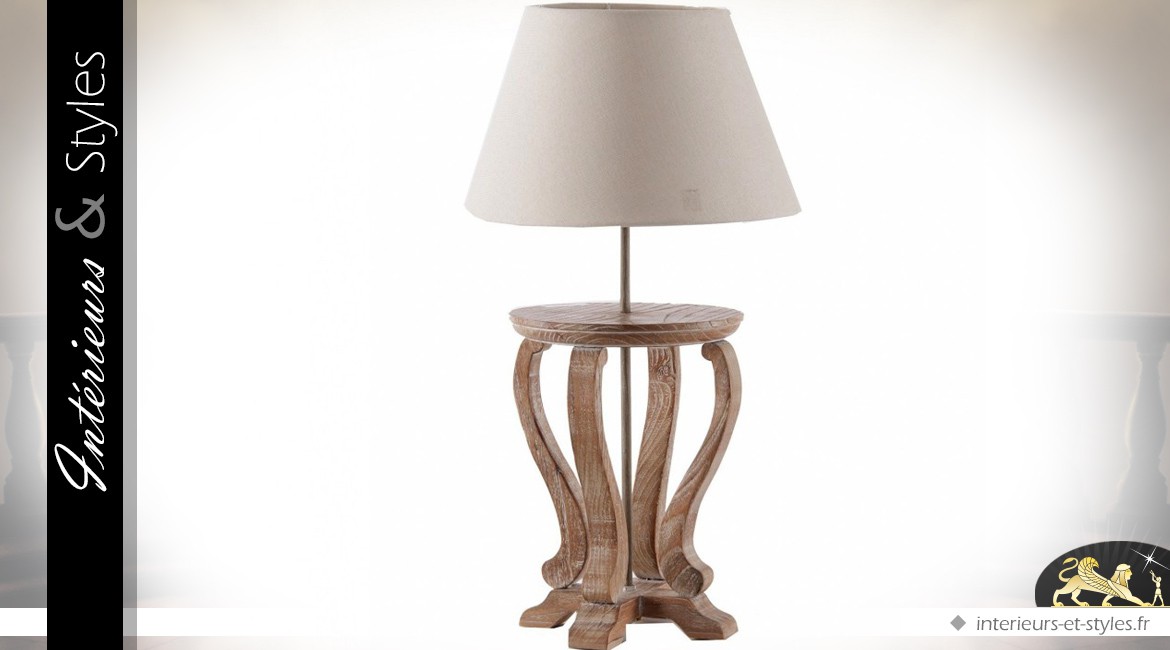 Permanentemente locutor medio litro Lampe originale avec pied en forme de guéridon baroque 62 cm | Intérieurs &  Styles