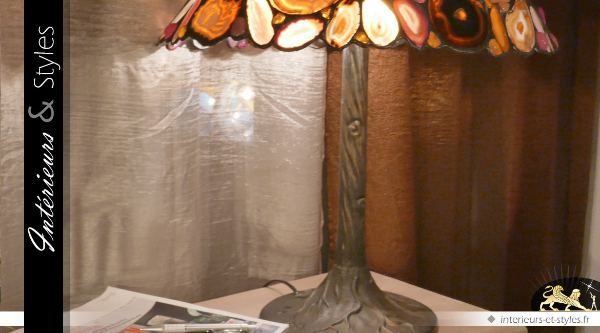 Lampe de prestige : la lampe aux Agates