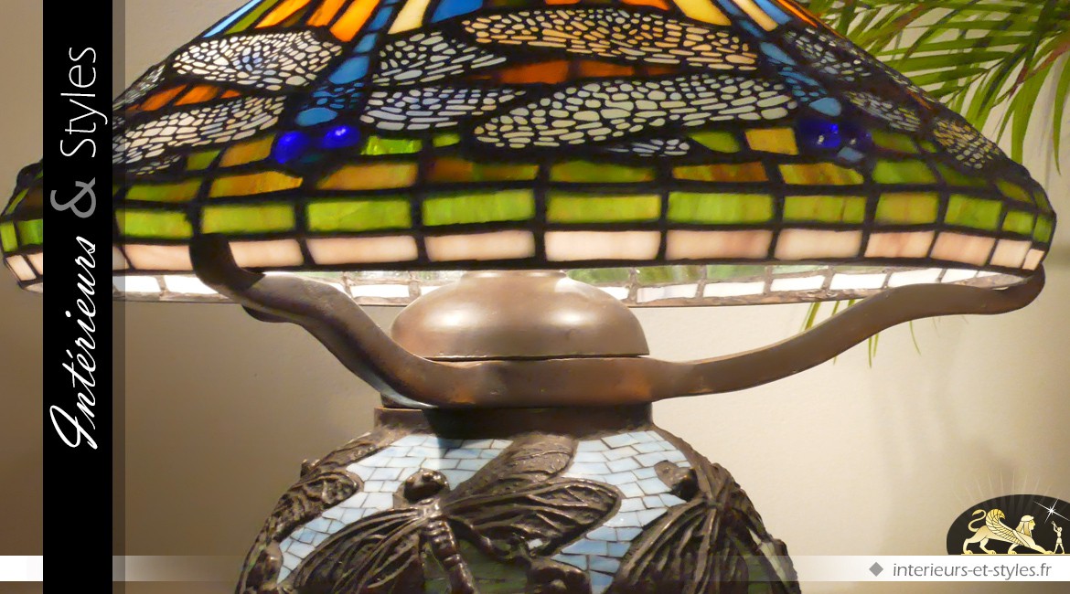 Lampe Tiffany Replica : les libellules