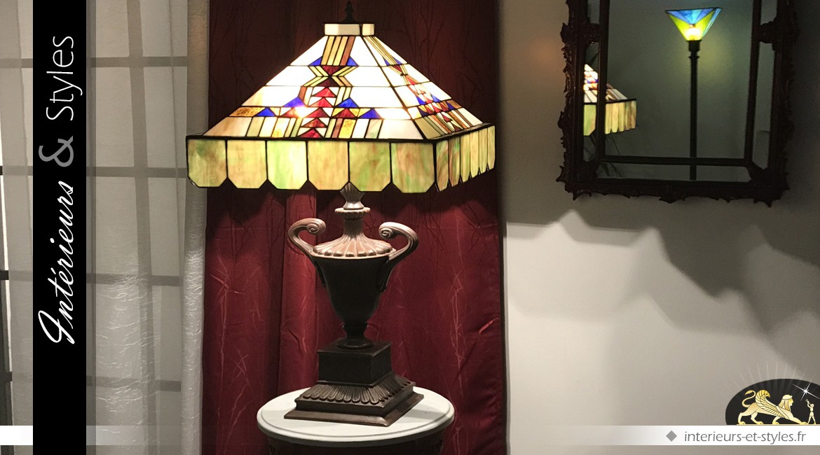 Lampe de style Tiffany : Au temps des chevaliers