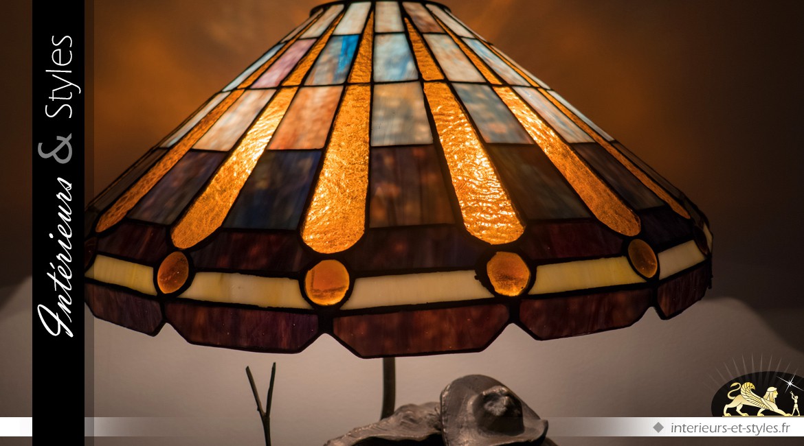 Grande lampe Tiffany : Don Vaquero (88 cm)