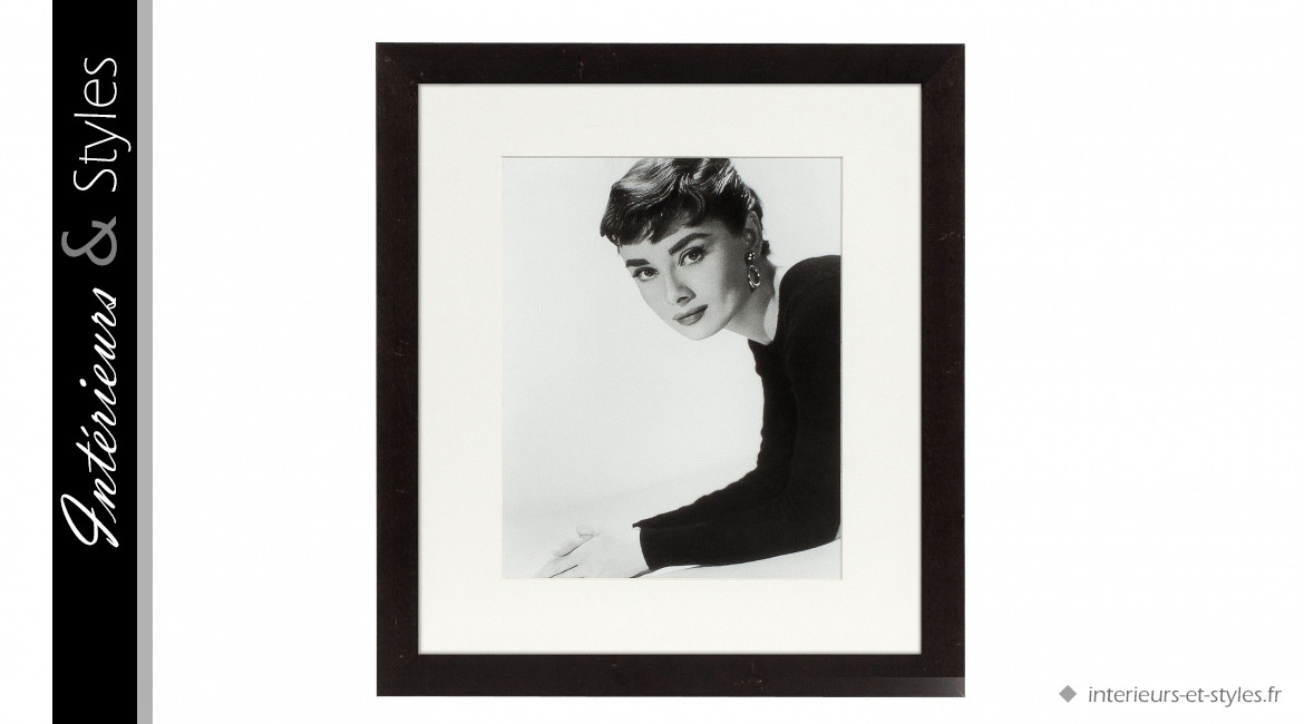 Ensemble de 4 portraits d'Audrey Hepburn, signés Eichholtz