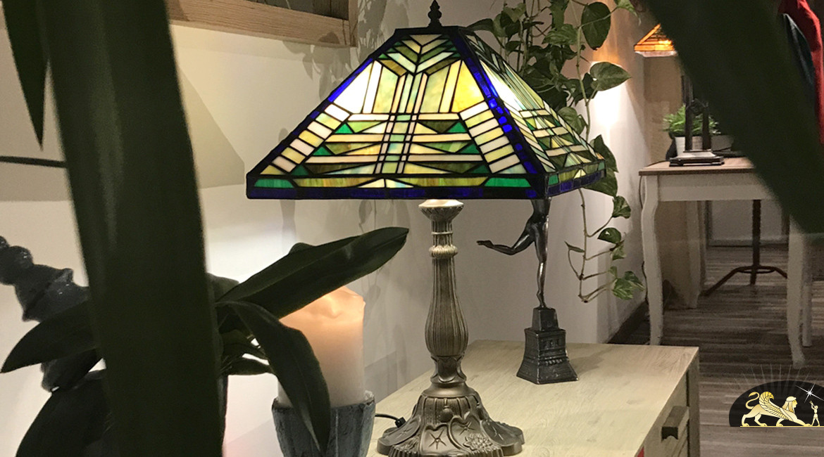 Lampe de salon Tiffany : Nature morte - Ø39cm