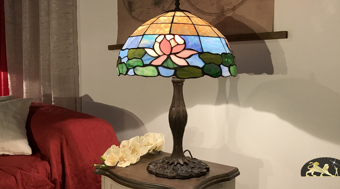 Lampe de salon Tiffany : Yangzi Jiang - Ø42cm
