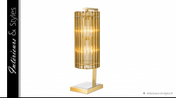 Lampe de salon design Pimlico signée Eichholtz, en acier finition dorée