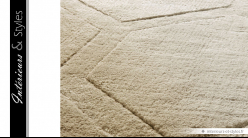 Tapis Wilton signé Eichholtz, 200 x 300 cm, en viscose effet soie véritable finition sable