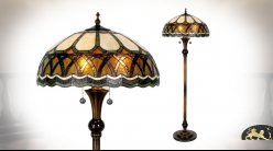 Lampadaire de style Tiffany Montesquiou, Ø56cm / 164cm