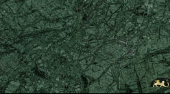 Grand plateau en marbre véritable, déclinaison de vert, 200 x 100 cm