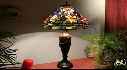 Lampe de salon Tiffany : Matin de printemps - Ø50cm