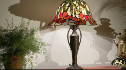 Lampe de salon Tiffany : Sentier de Provence - Ø48cm