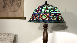 Lampe d'appoint de prestige Tiffany : Morning Star - Ø35cm